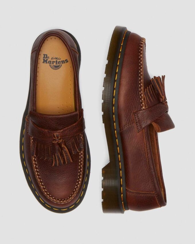 Mocasini din piele Adrian Yellow Stitch Ambassador Leather