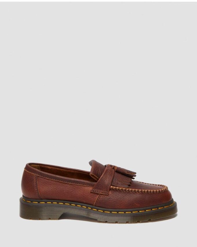 Mocasini din piele Adrian Yellow Stitch Ambassador Leather