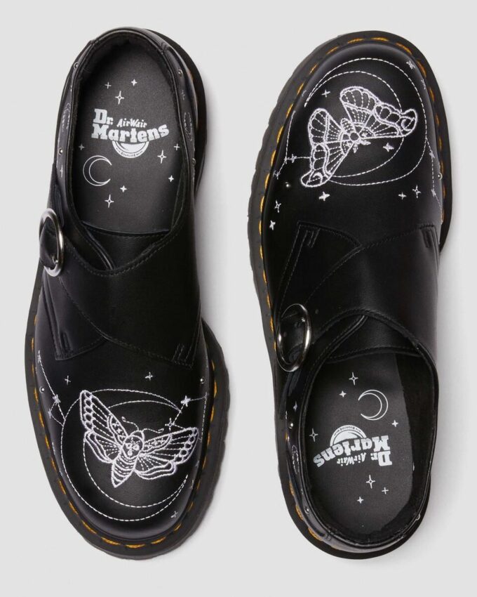 MONK CELESTIAL MOTH Pantofi cu platformă din piele MONK CELESTIAL MOTH Pantofi cu platformă din piele