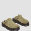 Mule cu platformă din piele de căprioară Zebzag Mule cu platformă din piele de căprioară Zebzag