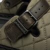Mule cu platformă și spate deschis din pânză matlasată Zebzag Mule cu platformă și spate deschis din pânză matlasată Zebzag
