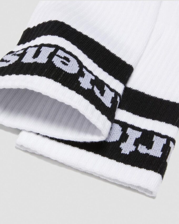 Șosete din amestec de bumbac organic cu logo Athletic Șosete din amestec de bumbac organic cu logo Athletic