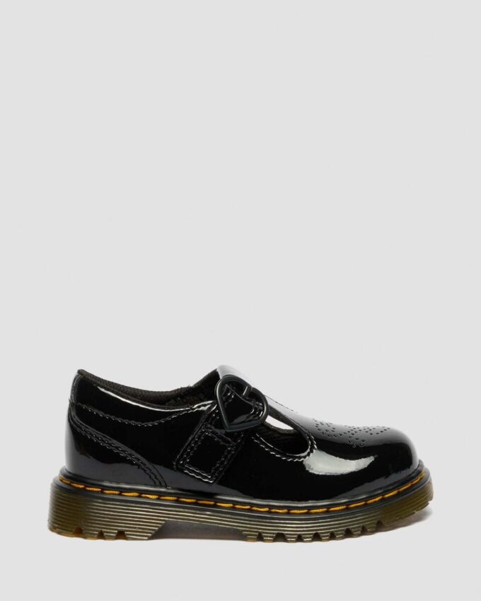 Pantofi din Patent Leather cu inimioare pentru copii mici POLLEY II