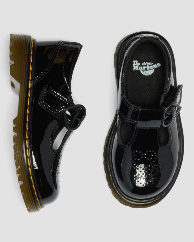 Pantofi din Patent Leather cu inimioare pentru copii mici POLLEY II