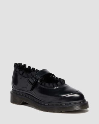 Pantofi din piele ELPHIE MARY JANE FRILL
