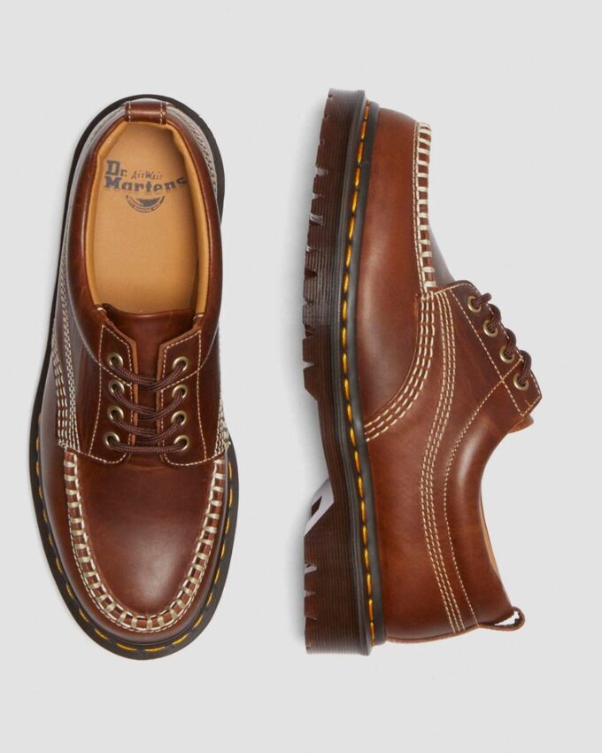 Pantofi din piele Lowell cu vârf mocasin
