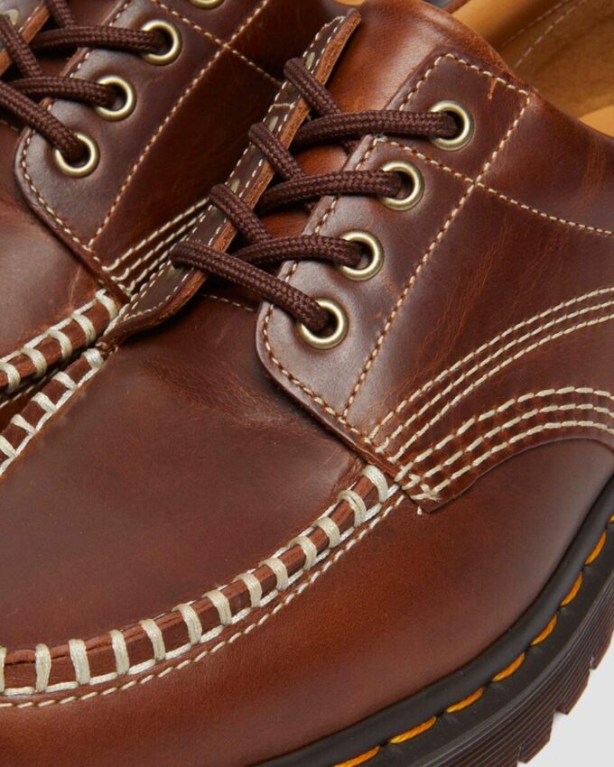 Pantofi din piele Lowell cu vârf mocasin