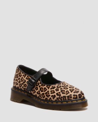 Pantofi Elphie Leopard Mary Jane