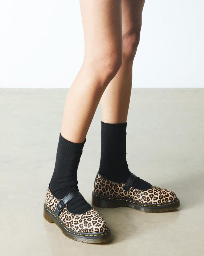 Pantofi Elphie Leopard Mary Jane Pantofi Elphie Leopard Mary Jane