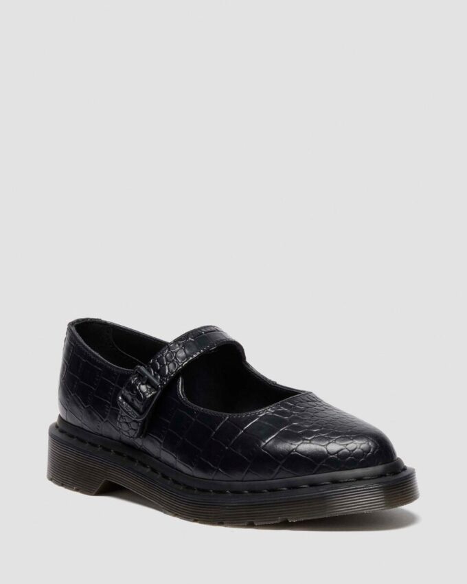 Pantofi ELPHIE MJ din piele cu imprimeu crocodil Pantofi ELPHIE MJ din piele cu imprimeu crocodil