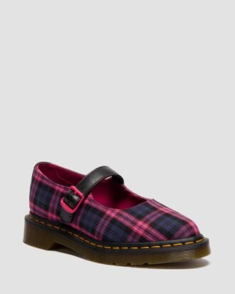 Pantofi ELPHIE MJ Tartan Mary Jane