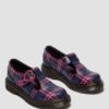 Pantofi JUNIOR POLLEY II Pink Tartan Mary Jane Pantofi JUNIOR POLLEY II Pink Tartan Mary Jane