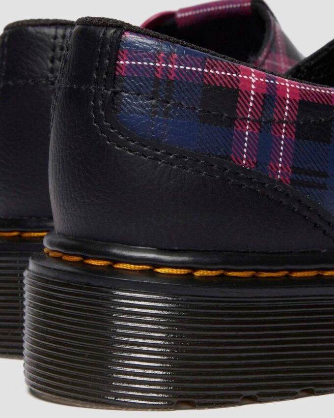 Pantofi JUNIOR POLLEY II Pink Tartan Mary Jane Pantofi JUNIOR POLLEY II Pink Tartan Mary Jane