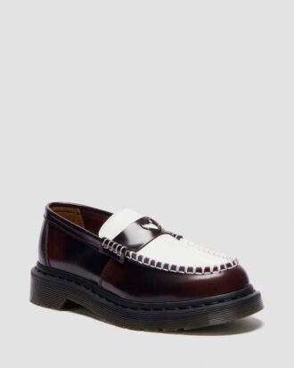 Pantofi loafer Penton Heart Two Tone Arcadia din piele mată