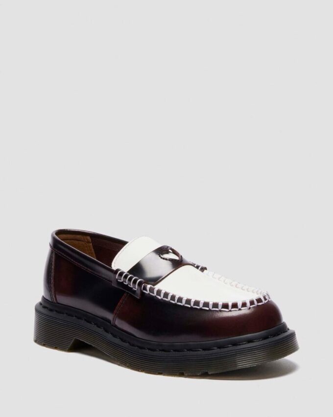 Pantofi loafer Penton Heart Two Tone Arcadia din piele mată