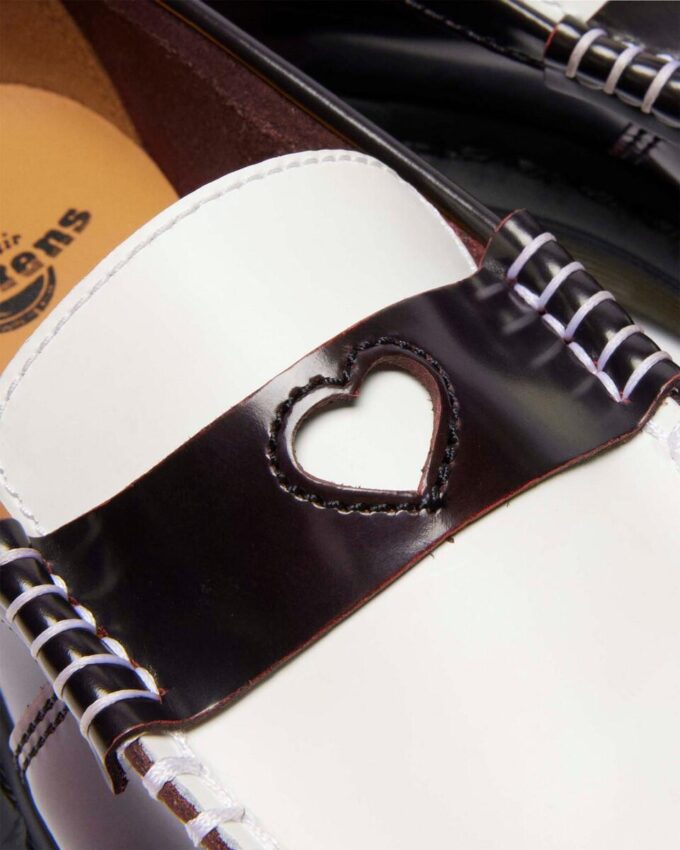 Pantofi loafer Penton Heart Two Tone Arcadia din piele mată