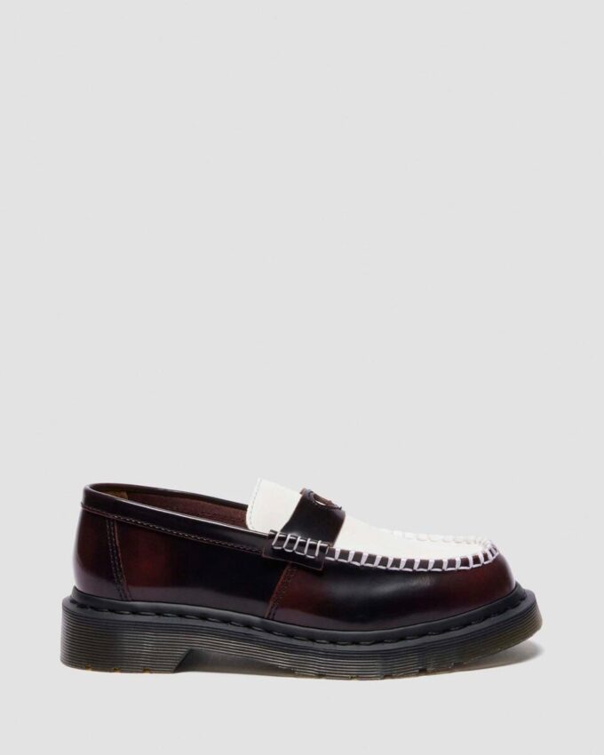 Pantofi loafer Penton Heart Two Tone Arcadia din piele mată