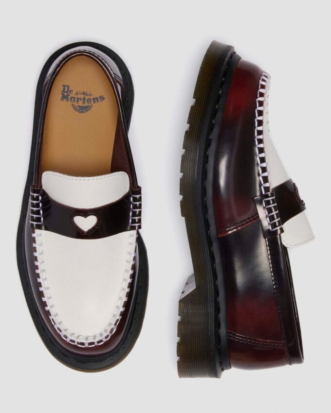 Pantofi loafer Penton Heart Two Tone Arcadia din piele mată