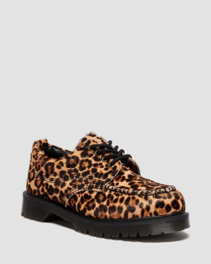Pantofi LOWELL cu vârf mocasin și imprimeu leopard Pantofi LOWELL cu vârf mocasin și imprimeu leopard