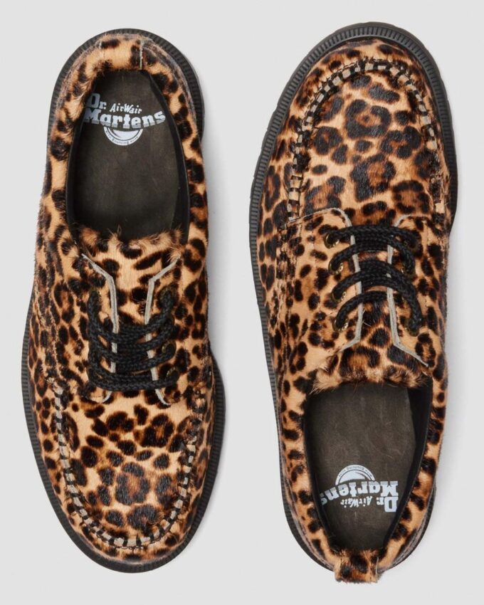 Pantofi LOWELL cu vârf mocasin și imprimeu leopard Pantofi LOWELL cu vârf mocasin și imprimeu leopard