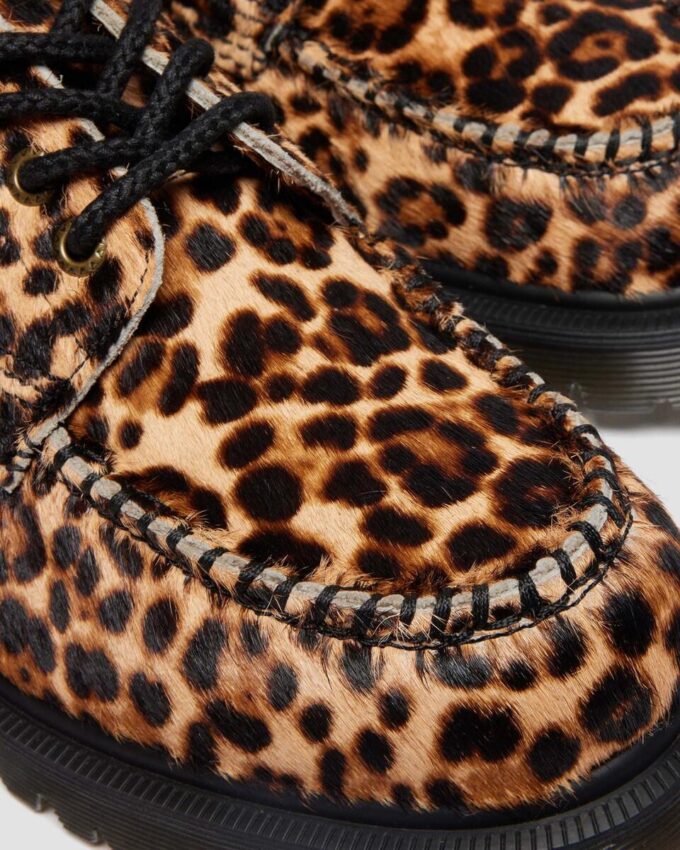 Pantofi LOWELL cu vârf mocasin și imprimeu leopard Pantofi LOWELL cu vârf mocasin și imprimeu leopard