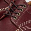 Pantofi Lowell din piele Wild Grain cu șireturi și vârf mocasin Pantofi Lowell din piele Wild Grain cu șireturi și vârf mocasin