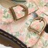 Pantofi Mary Jane din piele cu flori pentru copii mici 8053 Pantofi Mary Jane din piele cu flori pentru copii mici 8053