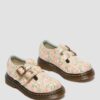 Pantofi Mary Jane din piele cu flori pentru copii mici 8053 Pantofi Mary Jane din piele cu flori pentru copii mici 8053