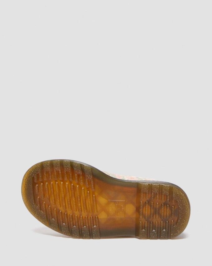 Pantofi Mary Jane din piele cu flori pentru copii mici 8053 Pantofi Mary Jane din piele cu flori pentru copii mici 8053