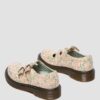 Pantofi Mary Jane din piele cu imprimeu floral Junior 8053 Pantofi Mary Jane din piele cu imprimeu floral Junior 8053