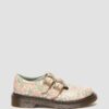 Pantofi Mary Jane din piele cu imprimeu floral Junior 8053 Pantofi Mary Jane din piele cu imprimeu floral Junior 8053