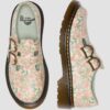 Pantofi Mary Jane din piele cu imprimeu floral Junior 8053 Pantofi Mary Jane din piele cu imprimeu floral Junior 8053