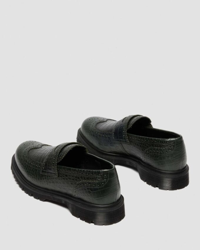 PENTON BROGUE Mocasin din piele embosată PENTON BROGUE Mocasin din piele embosată