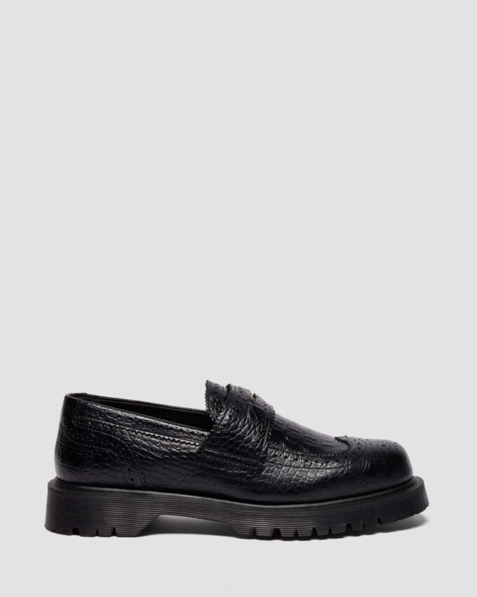 PENTON BROGUE Mocasin din piele embosată PENTON BROGUE Mocasin din piele embosată