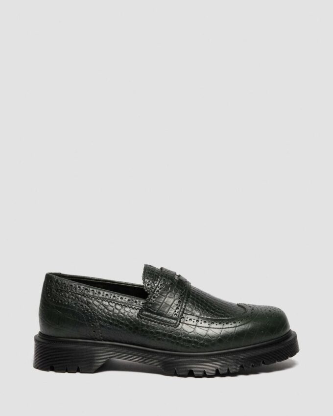 PENTON BROGUE Mocasin din piele embosată PENTON BROGUE Mocasin din piele embosată