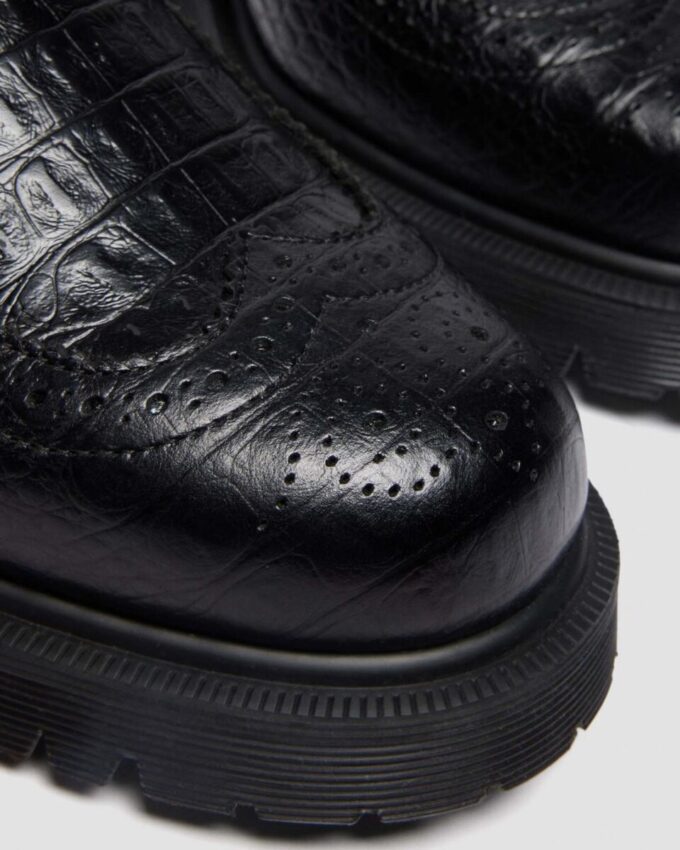 PENTON BROGUE Mocasin din piele embosată PENTON BROGUE Mocasin din piele embosată
