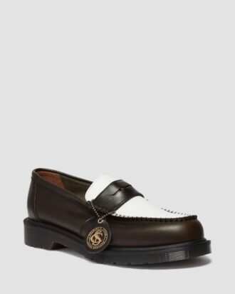 Penton Made In England Mocasin din piele în două nuanțe