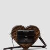Rucsac din piele Kiev cu imprimeu leopard