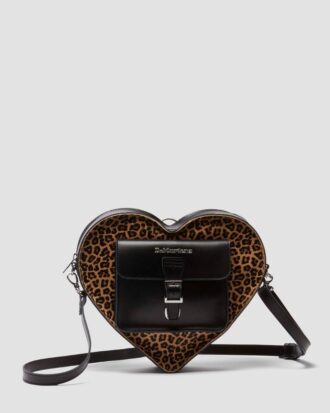 Rucsac din piele Kiev cu imprimeu leopard