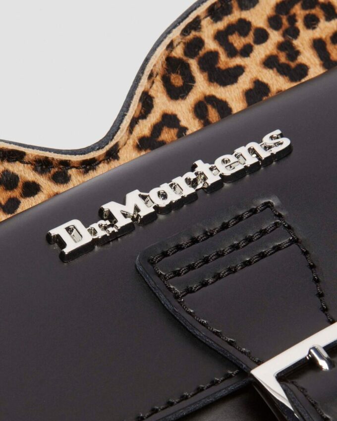 Rucsac din piele Kiev cu imprimeu leopard