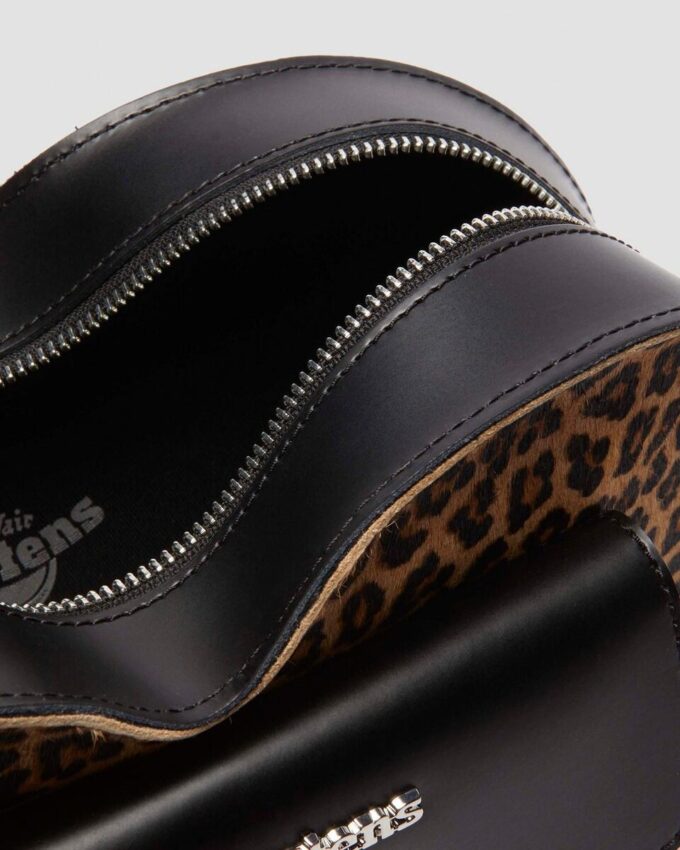 Rucsac din piele Kiev cu imprimeu leopard