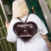 Rucsac vegan în formă de inimă