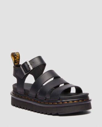Sandale cu curea din piele Blaire Athena