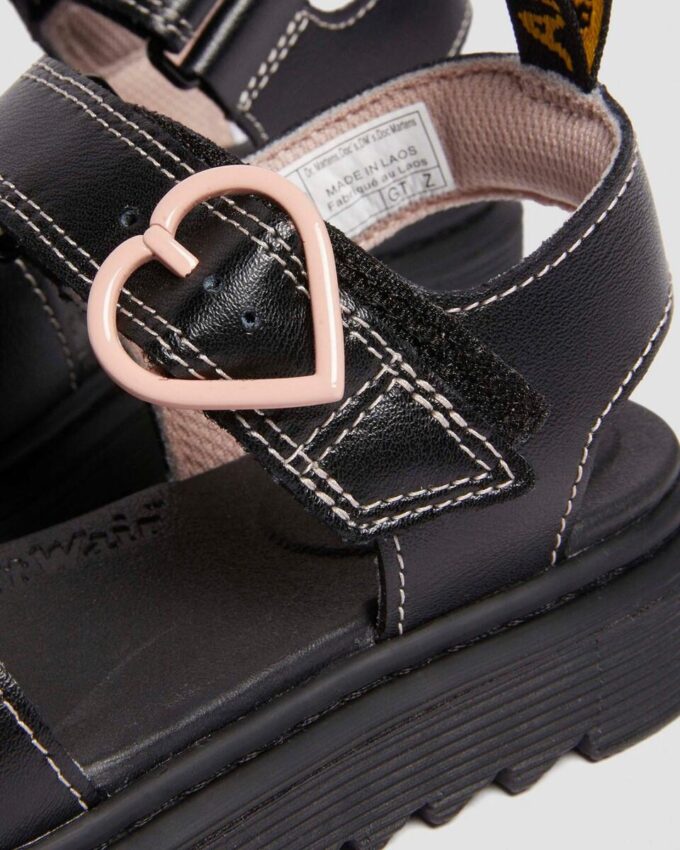 Sandale din piele Junior Marlowe Hearts Sandale din piele Junior Marlowe Hearts