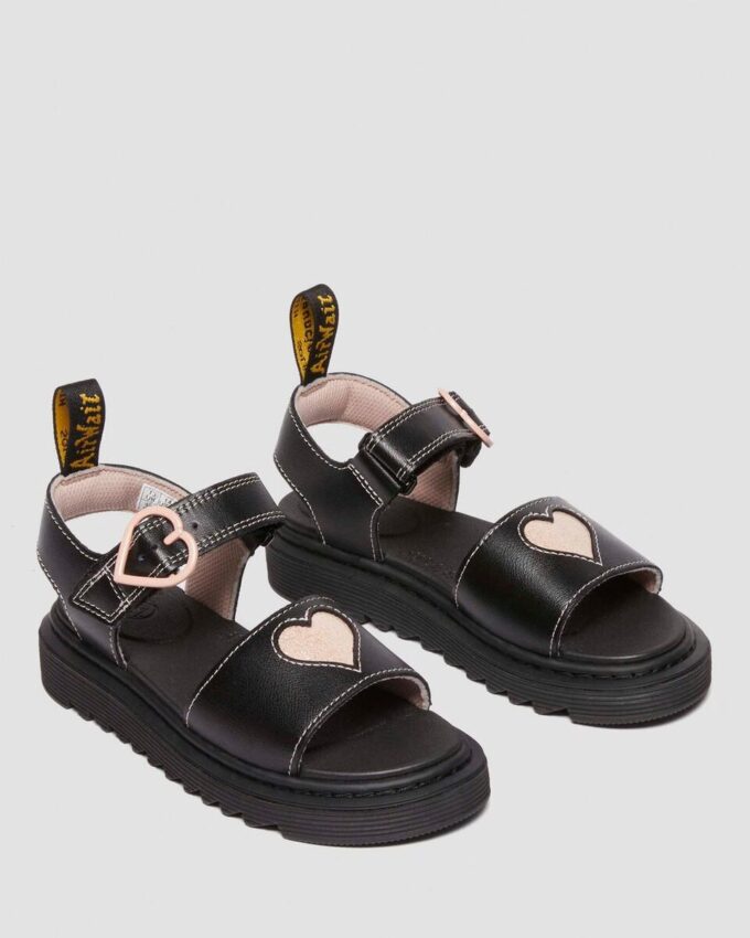 Sandale din piele Junior Marlowe Hearts Sandale din piele Junior Marlowe Hearts