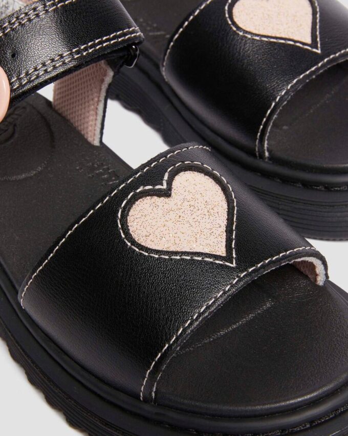 Sandale din piele Junior Marlowe Hearts Sandale din piele Junior Marlowe Hearts