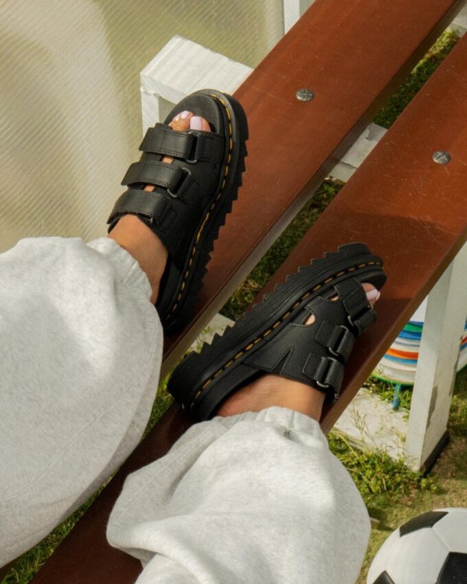 Sandale din piele Raine Slide Athena Sandale din piele Raine Slide Athena