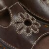 Sandale Dunnet Flower din piele integrală Sandale Dunnet Flower din piele integrală