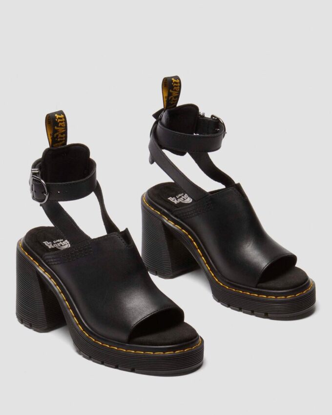 Sandale Millee din piele cu vârf deschis Sandale Millee din piele cu vârf deschis