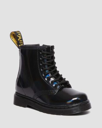 TODDLER 1460 RAINBOW Patent Leather Cizme cu șireturi